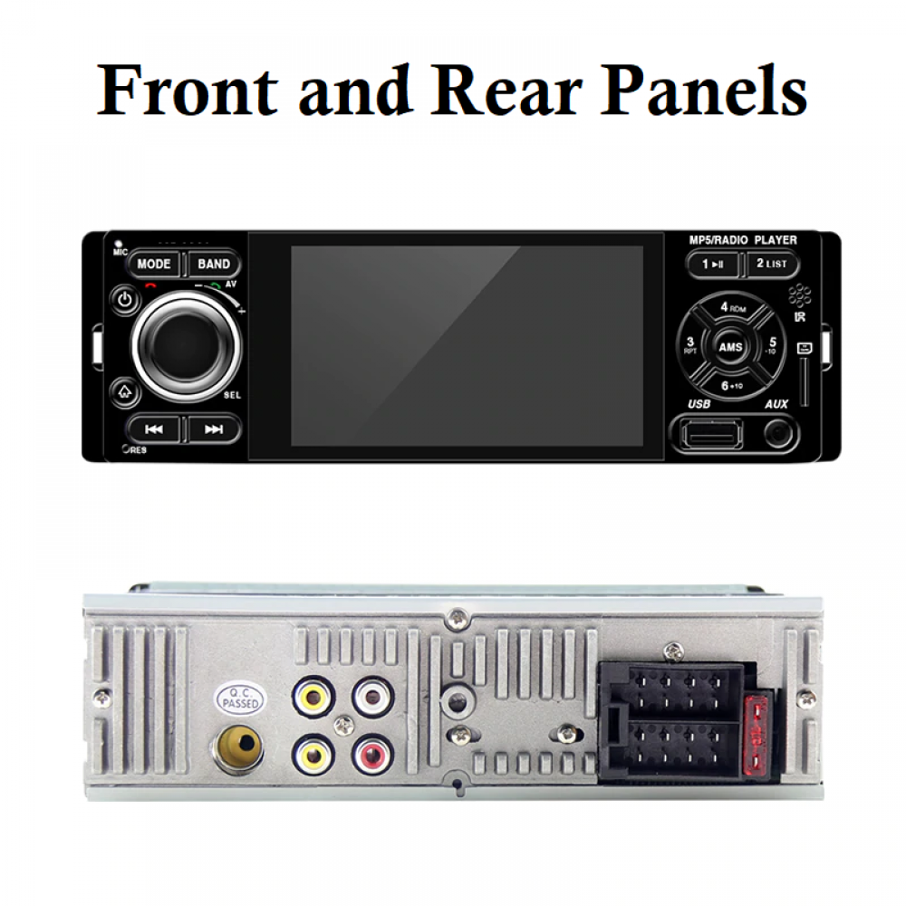 Car FM Stereo Bluetooth Radio 1 Din + Rear Camera £124.95 Satellite